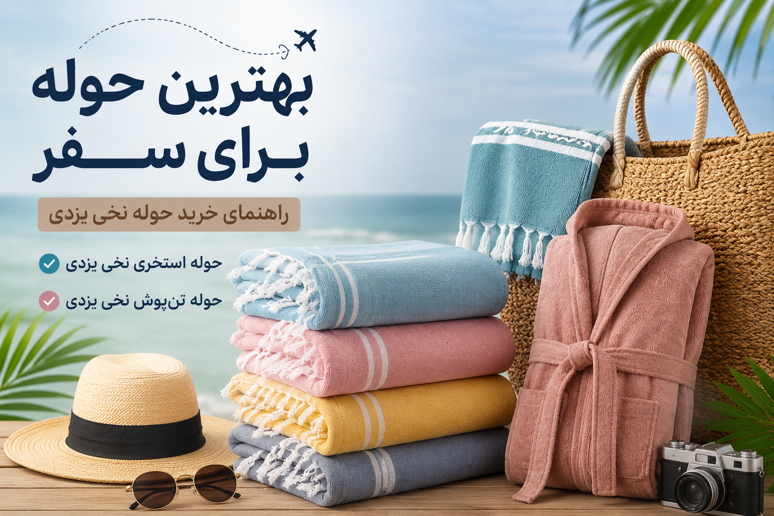بهترین حوله برای سفر | راهنمای خرید