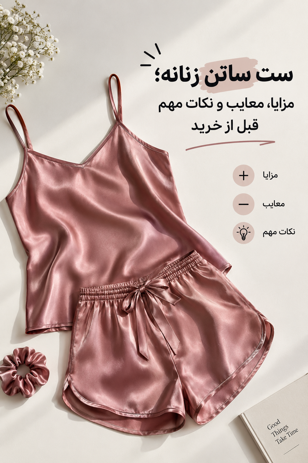 ست ساتن زنانه؛ مزایا، معایب و نکات مهم قبل از خرید