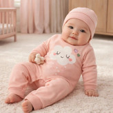 سرهمی کلاهدار نوزاد طرح ابر CHIACO