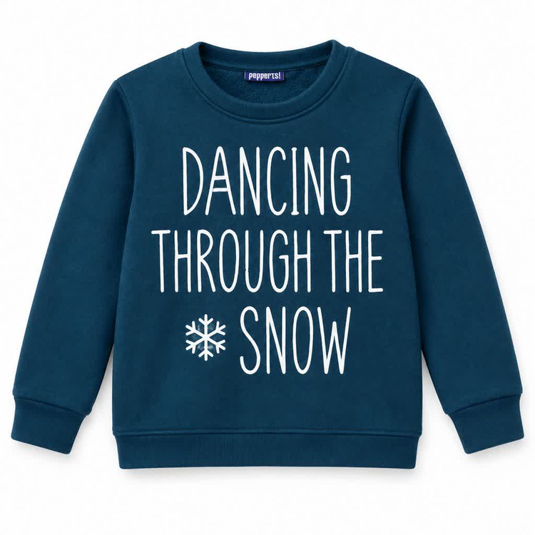 تیشرت دورس دخترانه Pepperts طرح Dancing Through the Snow