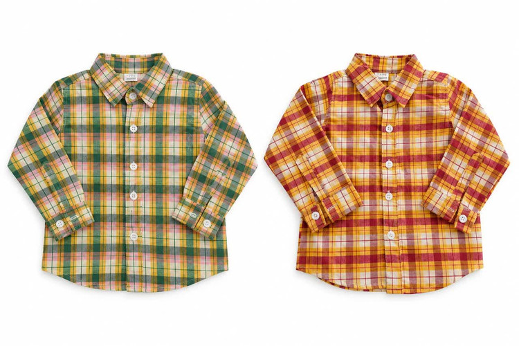 پیراهن چهارخانه نوزادی و بچگانه زارا کیدز (Zara Kids)