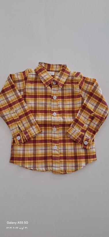 پیراهن چهارخانه نوزادی و بچگانه زارا کیدز (Zara Kids)