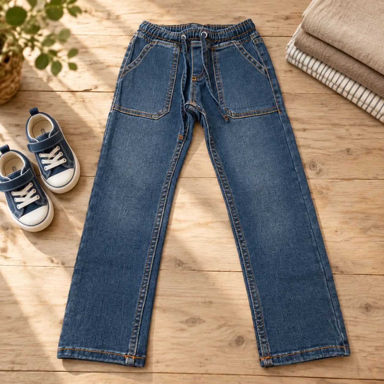 شلوار جین کتان بچگانه Carry Kids راسته کلاسیک