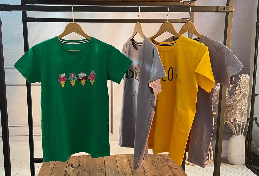 تیشرت فری سایز سبز