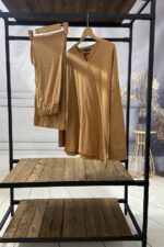 ست زنانه مراکشی خردلی