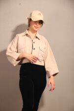 کت کتان سفید