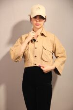 کت کراپ کتون خردلی