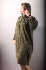 هودی مانتویی تدی سبز