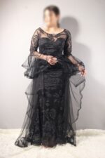 لباس مجلسی توری مشکی