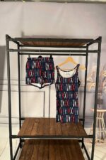 تاپ و شلوارک سرمه ای