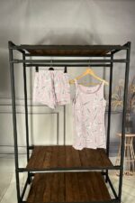 تاپ و شلوارک یاسی