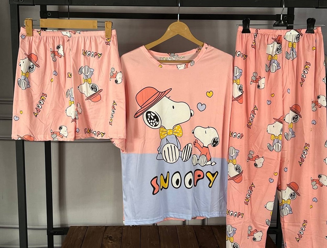 ست راحتی سه تیکه دخترانه