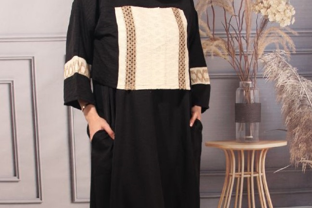 سارافون دو تیکه جیب دار