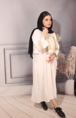 سارافون دو تیکه سفید