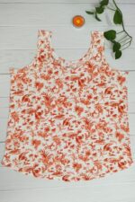 تاپ سایز بزرگ نارنجی