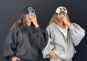 سویشرت خفاشی سویشرت و شلوار لیمامد اسنپ پی+لیمامد