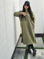 کفتان کلاهدار مراكشی با جنس - چهار رنگ مناسب سایز 38 تا 48