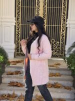 کت موهر زنانه کت موهر زنانه صورتی کت موهر زنانه صورتی شیک کت موهر اسنپ پی