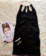 سارافون فانریپ سه اشک یقه زنجیر با جنس فانریپ کشسان، سایز فری و طراحی خاص یقه زنجیر طلایی