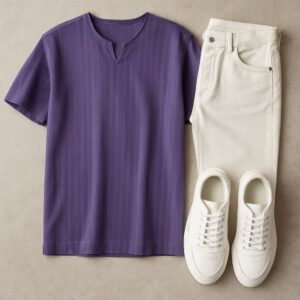 تیشرت یقه کوبایی, تیشرت مردانه سایز بزرگ, تیشرت پارچه مراکشی, تیشرت بنفش مردانه, لباس مردانه تابستانی, تیشرت یقه باز, استایل مردانه با شلوار سفید, خرید تیشرت مردانه قسطی, تیشرت لیمامد, خرید تیشرت از اسنپ پی, تیشرت سایز L تا 4XL, لباس راحتی مردانه, تیشرت ترند مردانه, تیپ مردانه تابستانی, ست مردانه با شلوار جین سفید, خرید اینترنتی تیشرت مردانه