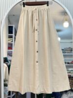دامن لینن, دامن زنانه تابستانی, دامن بلند دکمهدار, دامن نخی خنک, دامن لینن شیرین, دامن تکسایز, دامن مناسب روزمره, دامن دورهمی, دامن تابستانی شیک, خرید دامن چهار قسطه, دامن زنانه جدید, دامن لینن 358L, دامن راحتی زنانه, دامن برای سایز 36 تا 44, دامن ساده و شیک