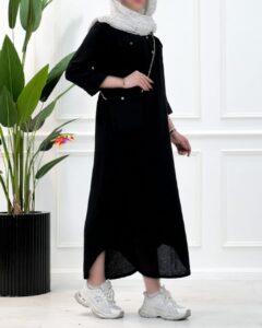 کفتان کنفی, خرید کفتان تابستانی, کفتان زنانه شیک, کفتان با جیب, کفتان با کیف, لباس راحت تابستانی, استایل تابستانی, خرید قسطی لباس, خرید با اسنپ پی, کفتان فرانک, لیمامد, کفتان شیک و خنک, کفتان کنفی فرانک L657