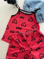 تاپ کراپ, شلوارک فانتزی, ست راحتی دخترانه, لباس راحتی تابستانی, تاپ و شورتک, لباس خانگی زنانه, ست خانگی فانتزی, خرید اقساطی لباس, ست فیلامنت زنانه, تاپ کراپ فری سایز, لباس راحتی فری سایز, خرید لباس با اسنپپی, لباس خنک تابستانه, لیمامد, تاپ کراپ فانتزی دخترانه, ست راحتی ۳۶ تا ۴۴, پارچه فیلامنت اعلا