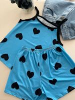 تاپ کراپ, شلوارک فانتزی, ست راحتی دخترانه, لباس راحتی تابستانی, تاپ و شورتک, لباس خانگی زنانه, ست خانگی فانتزی, خرید اقساطی لباس, ست فیلامنت زنانه, تاپ کراپ فری سایز, لباس راحتی فری سایز, خرید لباس با اسنپپی, لباس خنک تابستانه, لیمامد, تاپ کراپ فانتزی دخترانه, ست راحتی ۳۶ تا ۴۴, پارچه فیلامنت اعلا