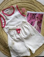 ست کراپ و شورتک زنانه, کراپ فانریپ, شورتک فانریپ, لباس راحتی زنانه, لباس خانگی پنبهای, ست تابستانی زنانه, کراپ و شورتک مشکی, کراپ و شورتک سفید, لباس راحتی پنبهای, خرید قسطی لباس زنانه, خرید با اسنپ پی, ست خانگی فانریپ, ست زنانه سایز ۴۲, لباس راحتی شیک, لباس خانگی اسپرت, کراپ و شورتک نخی, ست اسپرت زنانه, لباس زنانه تابستانه, لیمامد, خرید اینترنتی لباس راحتی