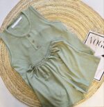 تاپ و شورتک زنانه, ست راحتی زنانه, لباس راحتی تابستانی, خرید اقساطی لباس زنانه, تاپ زنانه تسلا, شورتک زنانه تسلا, ست زنانه خنک تابستانی, خرید با اسنپ پی, ست خانگی زنانه, لباس زنانه سایز بزرگ, لباس زنانه سایز ۴۴, تاپ و شورتک تابستانی, پارچه تسلا زنانه, لباس راحتی خنک