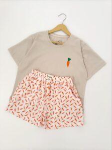 ست تیشرت و شورتک زنانه، خرید ست راحتی زنانه، لباس راحتی نخی، ست تیشرت و شورتک نخ پنبه، ست راحتی دخترانه، ست خانگی شیک، خرید لباس زنانه آنلاین، خرید اقساطی لباس زنانه، خرید با اسنپ پی، فروشگاه لیما‌مد، لیما‌مد، اسنپ پی 