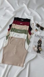 خرید کراپ فانریپ پنبه کرکره‌ای کراپ زنانه سایز 42 کراپ فانریپ کرکره‌ای کراپ پنبه‌ای زنانه کراپ اسپرت زنانه کراپ تابستانی زنانه کراپ راحتی زنانه کراپ ترندی دخترانه کراپ کرکره‌ای کشی کراپ فانریپ زنانه لیما مد خرید اقساطی کراپ زنانه کراپ زنانه با اسنپ‌پی