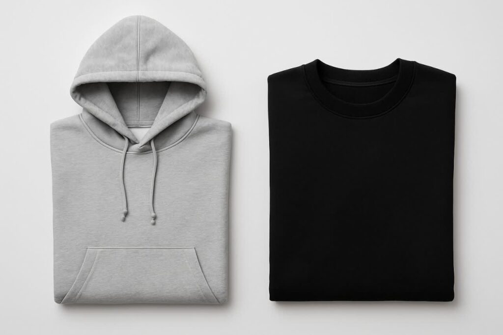 هودی مشکی با کلاه، لباس گرم زنانه | لباس دورس گرم زمستانی