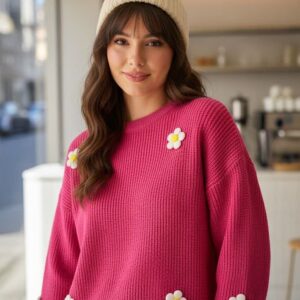 بلوز بافت طرح بابونه بلوز بافت طرح بابونه, بلوز بافت زنانه, بافت دخترانه, لباس پاییزی زنانه, استایل پاییزی, بافت طرحدار, لباس زمستانی زنانه, بلوز شیک زنانه, خرید بلوز بافت, بافت فانتزی, بافت نرم و لطیف, بلوز با گل بابونه, پوشاک زنانه, مد روز, بافت زنانه جدید, خرید اینترنتی لباس زنانه, بلوز بافت صورتی, بلوز بافت تمشکی, لباس پاییز و زمستان, استایل دخترانه, بافت چهار رنگ, خرید اقساطی لباس, اسنپ پی, خرید با اسنپ پی, لیما مد, فروشگاه لباس زنانه آنلاین, بلوز آستین بلند, بلوز فری سایز زنانه, ست با شلوار بافت, بلوز بافت ترند ۱۴۰۴