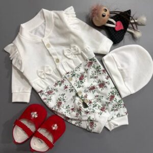 سرهمی نوزادی نخ پنبه، سرهمی نوزادی گل بهار، سرهمی نوزاد ۶ تا ۹ ماه، لباس نوزادی نخ پنبه‌ای، سرهمی نوزادی آستین بلند، لباس نوزاد ضد حساسیت، سرهمی نوزادی دخترانه، لباس نوزادی بهاری، خرید سرهمی نوزادی، سرهمی نوزادی نرم، لباس نوزادی راحت، خرید سرهمی نوزادی قسطی، سرهمی نوزادی اسنپ پی، لباس نوزادی با پرداخت اقساطی، سرهمی نوزادی باکیفیت